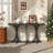 59.8" Wooden Console Table With Rubberwood Legs, Suitable For Living Room, Entryway, And Dining Room-1448771661