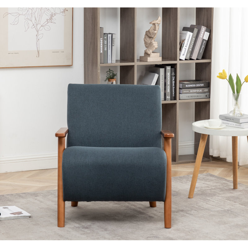 Andablo Upholstered Armchair, Plush Gray Linen