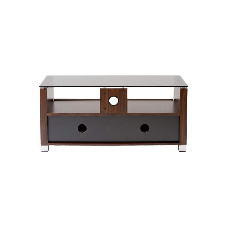 Unfinished TV Stand for TVs up to 55", Walnut