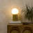 Kai 11 in. Modern LED Bedside Globe Table Lamp with Built-In Dimmer