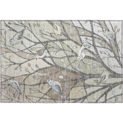 Tapis botanique de qualité supérieure lavable à la machine Mayfield AMF2336