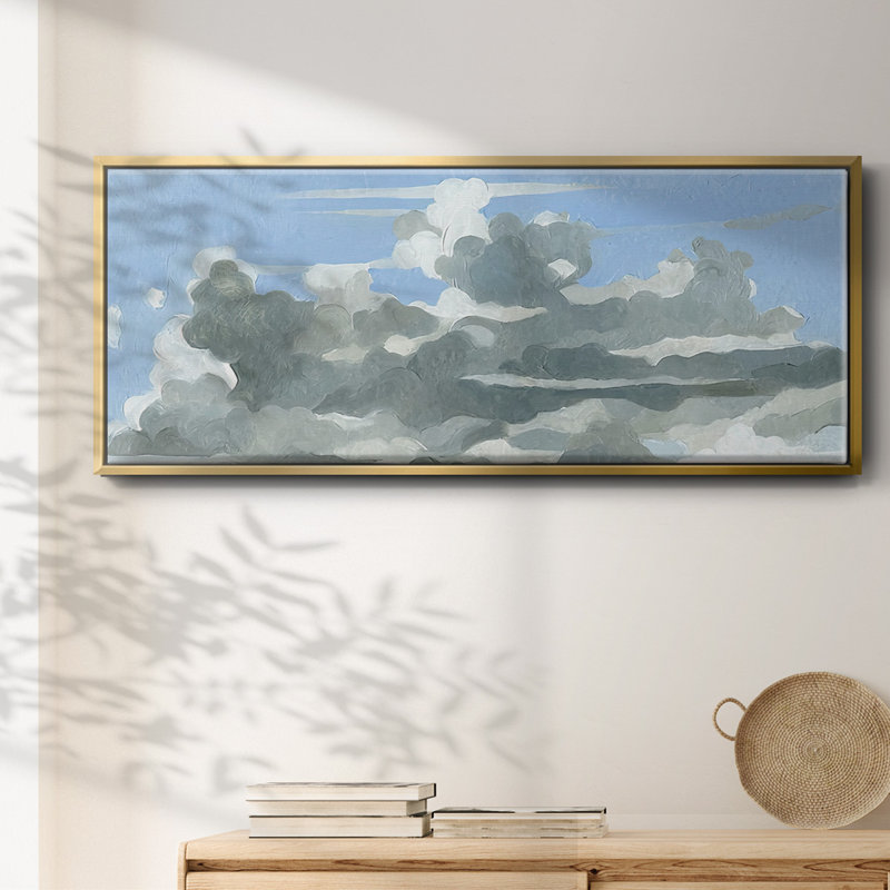 Nuage à venir - Toile encadrée