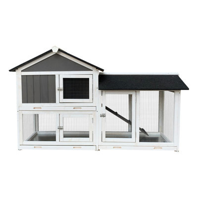 Enclos pour lapins avec intérieur spacieux et plateau amovible facile pour les petites créatures
