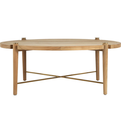 Pacifica Coffee Table Round - Natural Teak