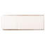 Méridienne d'extérieur - Design en bois d'acacia et en rotin PE avec coussin blanc