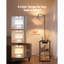 Lampe sur pied en bois naturel