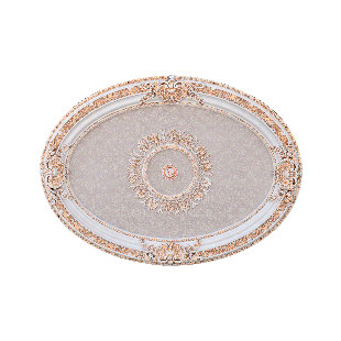 Lustre ovale French Blanco