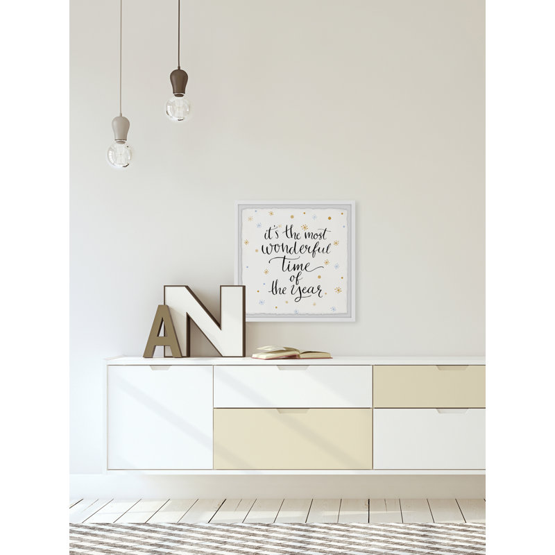 Most Wonderful Time - Single Picture Frame Print, 45cm H x 45cm W x 3.81cm D