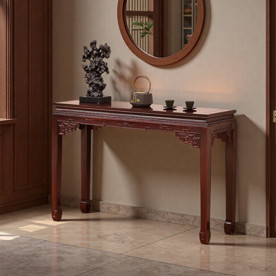 Console traditionnelle en bois massif