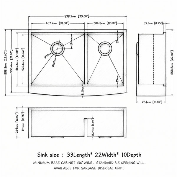 Dimensions du produit