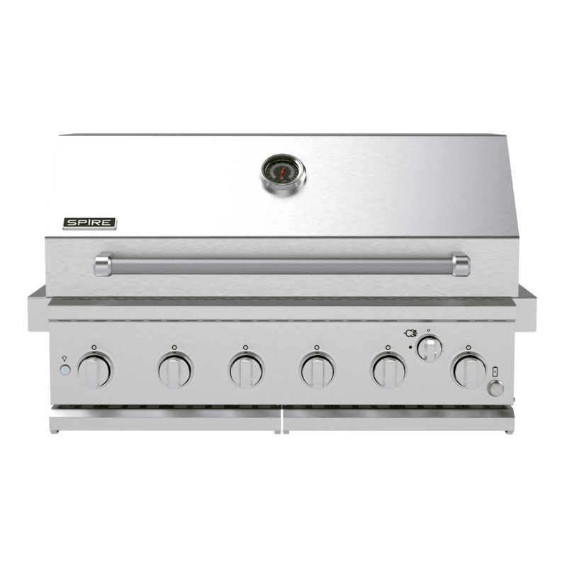 Spire 6-Burner Built-in Grill Head with Rear Burner