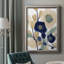 «Blue Poppy Cascade I», reproduction d'art sur toile-1663477297