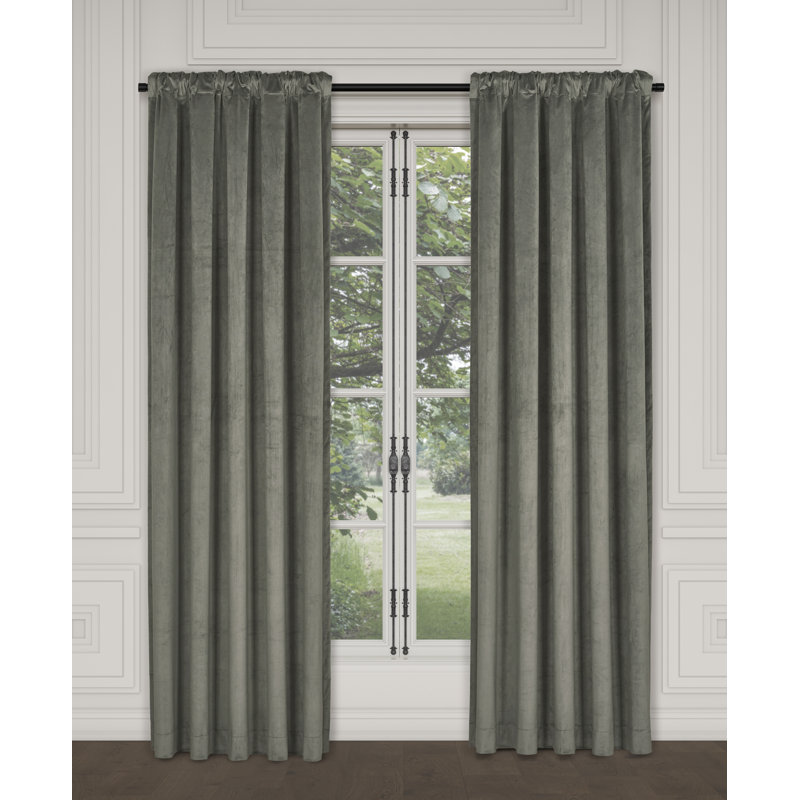Townsend 96" Window Panel, 55" W x 96" L, Charcoal