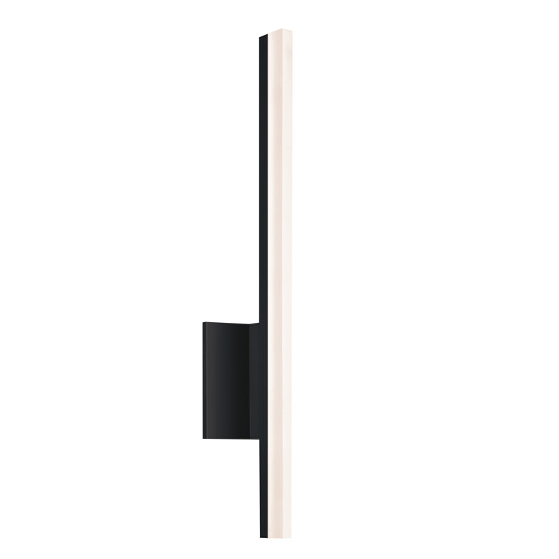1 - Light LED Bath Bar, Yes, Satin Black