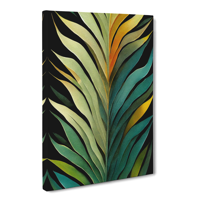 Wanstead Fern Leaf Classic Vol.4 - Wrapped Canvas, 76cm H x 50cm W x 3cm D