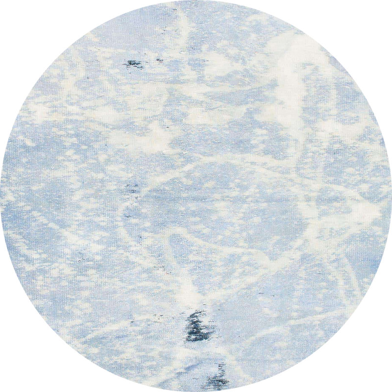 Abstract Indoor Rug, Round 7'