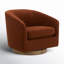 Fauteuil demi-tonneau pivotant Bennett (ensemble de 2)-1059714087