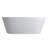65 Inch Solid Surface Freestanding Bathtub, Modern Design, Matte Finish For Family Bathroom Relaxation And Comfort Luxury, Renovations