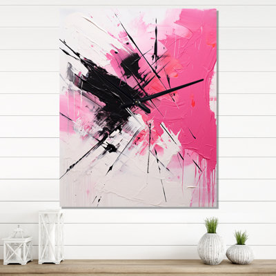 Horloge murale Drost - Fuschia
