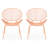 Andrighetti Outdoor Metal Mesh Shell Chairs-615870363