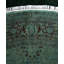Overdyed Hand-Knotted Wool Modern-Contemporary Green Area Rug 6' 1" x 6' 1"