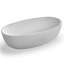 67" x 31" Freestanding Soaking Solid Surface Bathtub