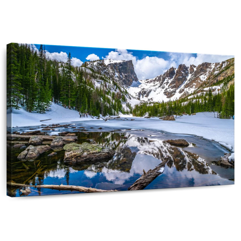 Alvord Dream Lake dans les montagnes Rocheuses, H 24 po x l 36 po