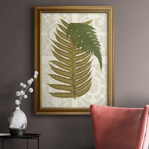 Bayou Breeze Garden Ferns II Framed On Canvas Print | Wayfair