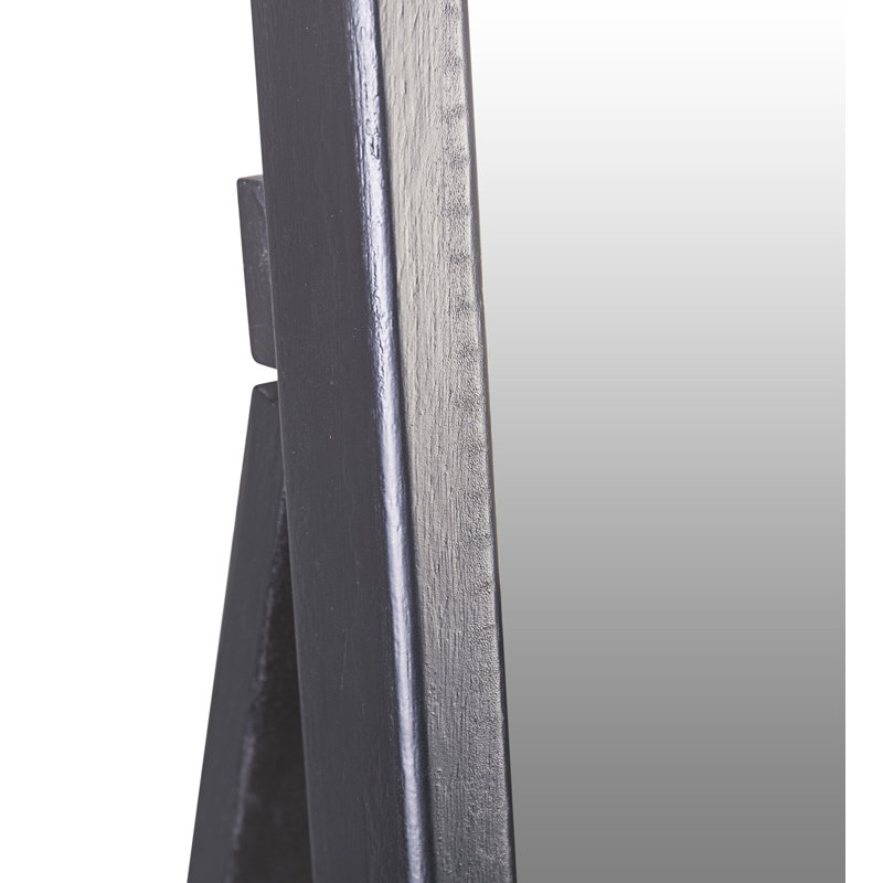 Wood Flat Floor Mirror