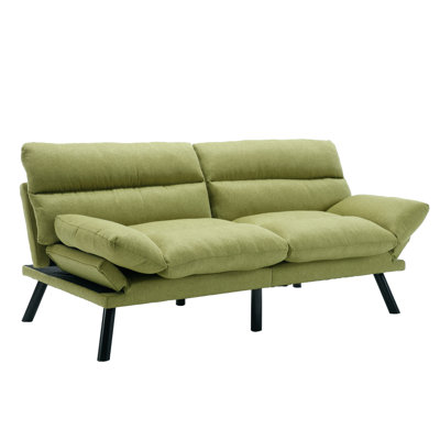 Versatile Sofa Bed with Sturdy Construction and Plush Cushions for Ultimate Comfort by Ebern Designs