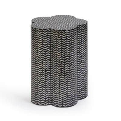 Table d'appoint en nacre de truffe