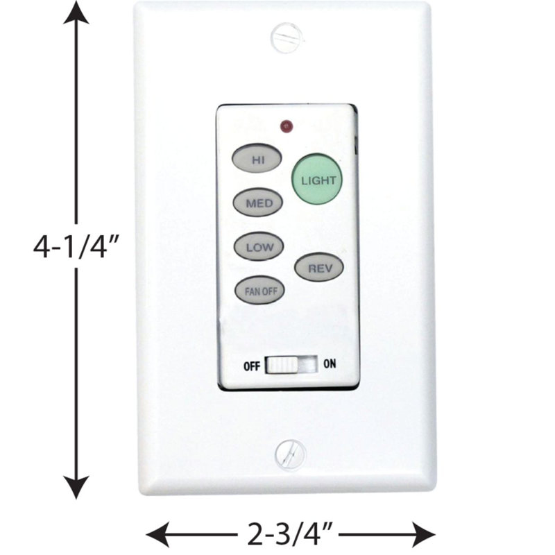 AirPro Full-Function Ceiling Fan Wall Control