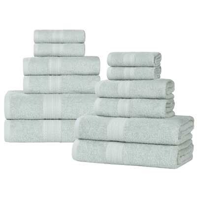 Hannu 12-Piece Sustainable Cotton Towel Set