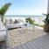 Machine Washable Indoor/Outdoor Chayden ACN1006 Beige 3' x 5' Rug
