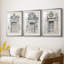 Paysages série XXIX - reproduction encadrée de qualité supérieure sur mesure mat - 3 pièces-348778344-348778346
