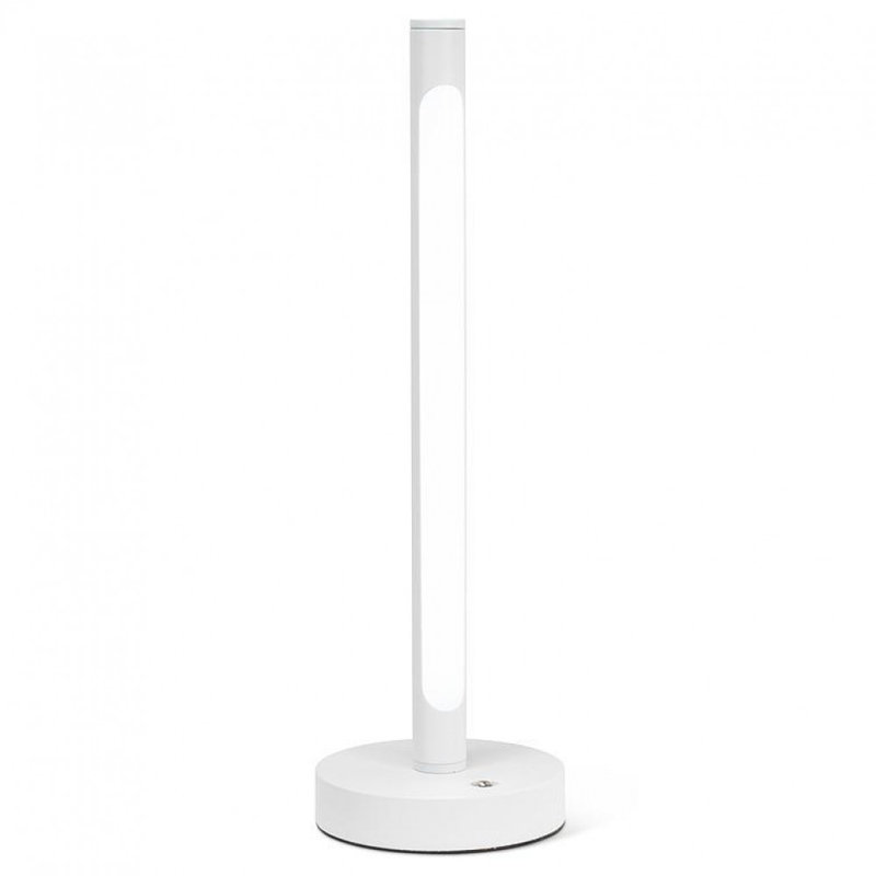 Slim Pole Table Lamp, White