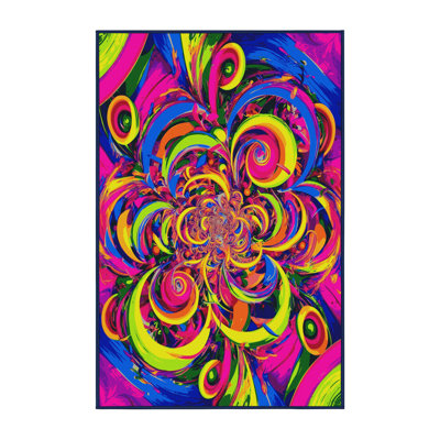 Kaleidoscope Burst Rug