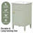 20-inch Bathroom Vanity With Sink, Solid Wood Legs, Adjustable Shelf, Tilt-out Drawer, Zinc Alloy Knobs-607881925