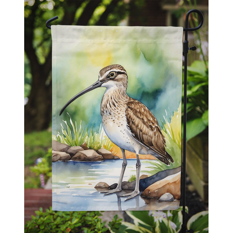 Drapeau de jardin Surfbird Bird, Whimbrel