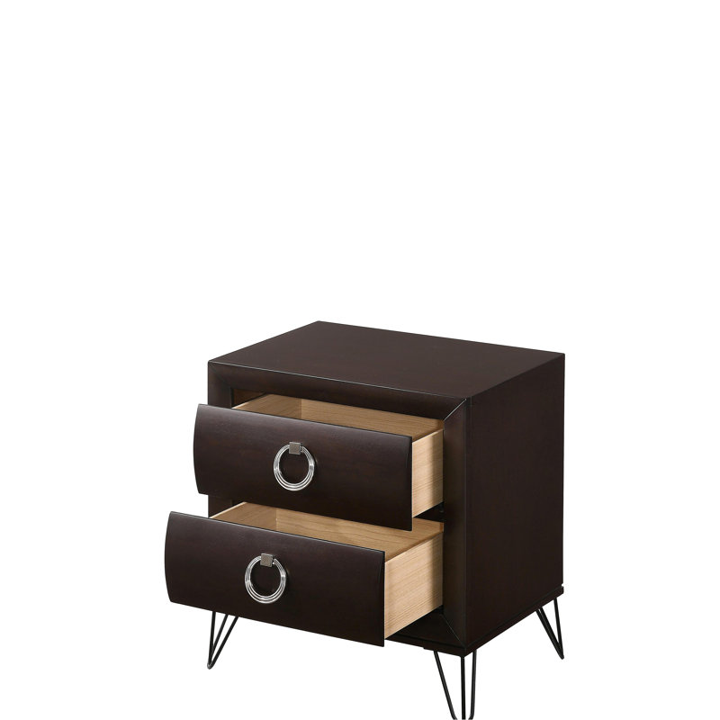Table de chevet Tablita, Marron foncé