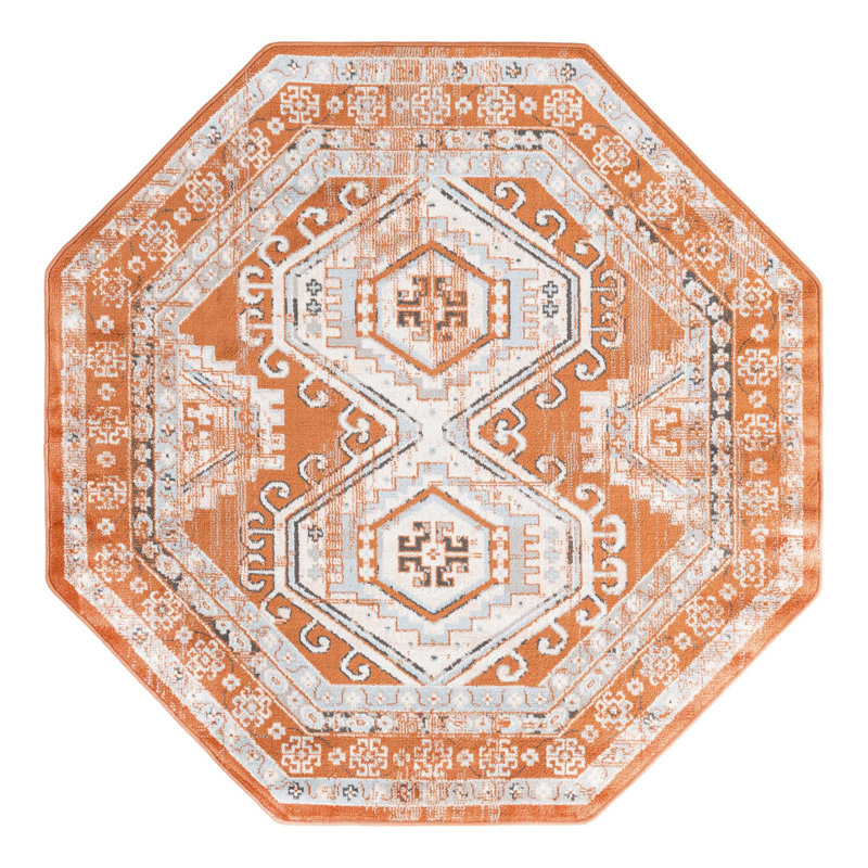 Filey Oriental Indoor Rug, Octagon 7'10"