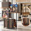 Metal,Manufactured Wood 110cm H Media Shelves