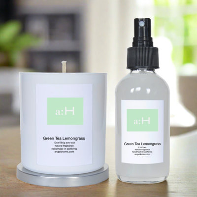A: H Bougie thé vert citronnelle
