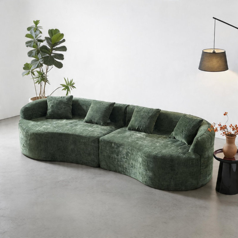 Sectionals, Chenille - Green