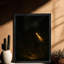 Art encadré noir, fantaisie sombre, cracheur de feu, art rétro, impressions encadrées-90086969