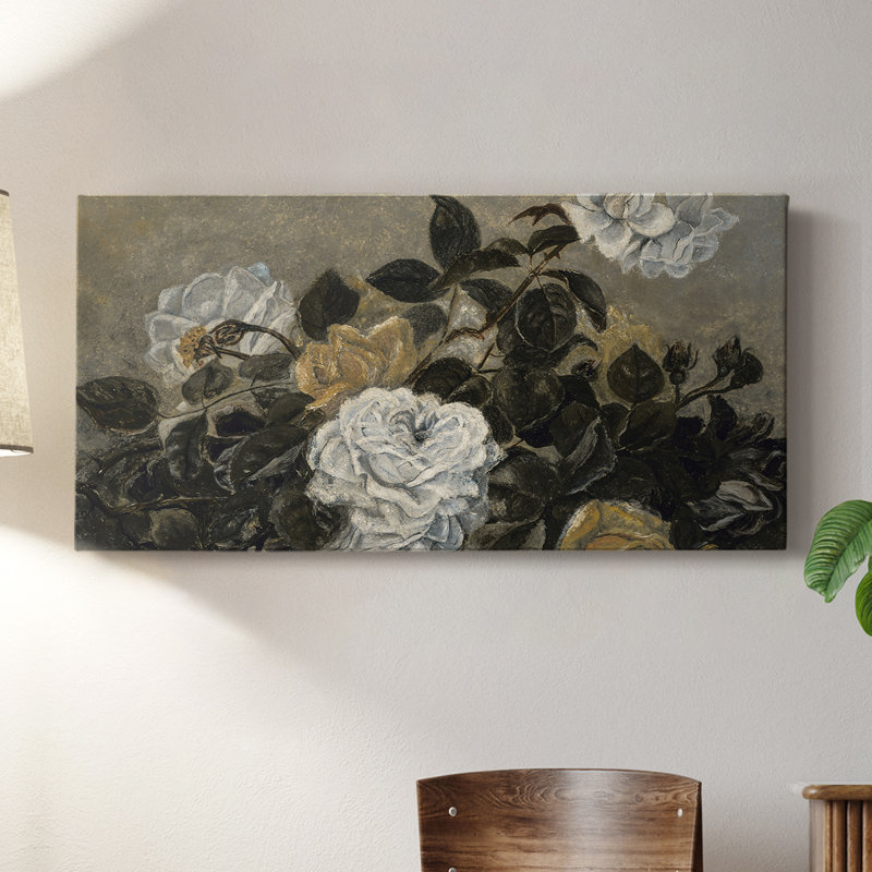 Botanical Series-CDIX- Toile tendue avec châssis - Prêt à accrocher, H 20 po x l 40 po