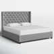 Naveen Upholstered Wingback Bed