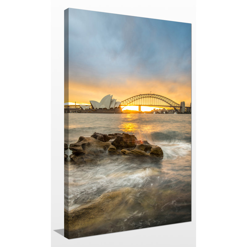 « sydney australia », impression sur toile tendue, H 40 po x l 24 po x P 1 po