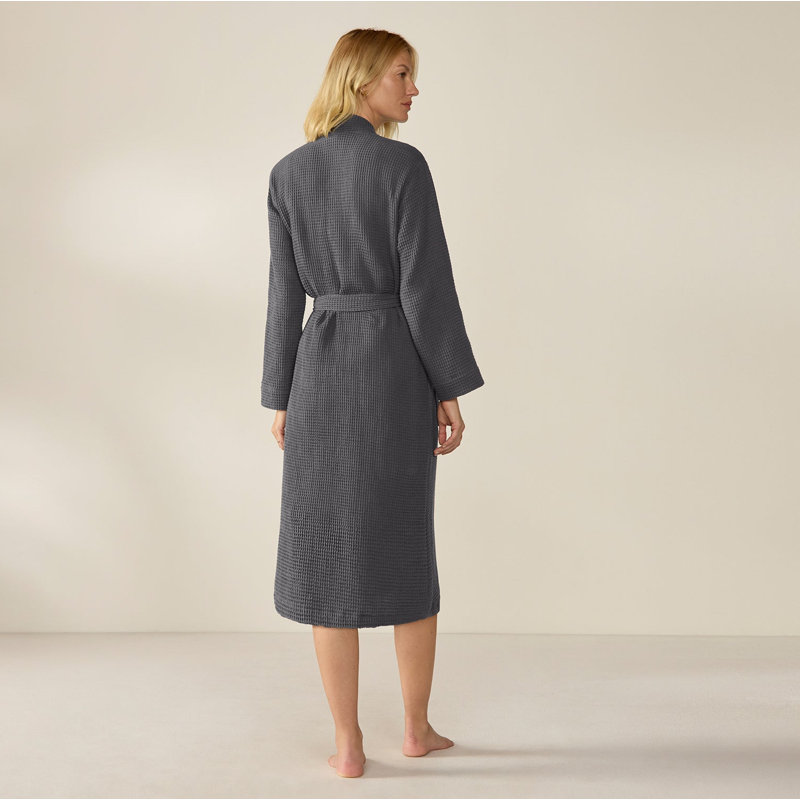 Pebbled Terry Robe, Large/XLarge, Shadow