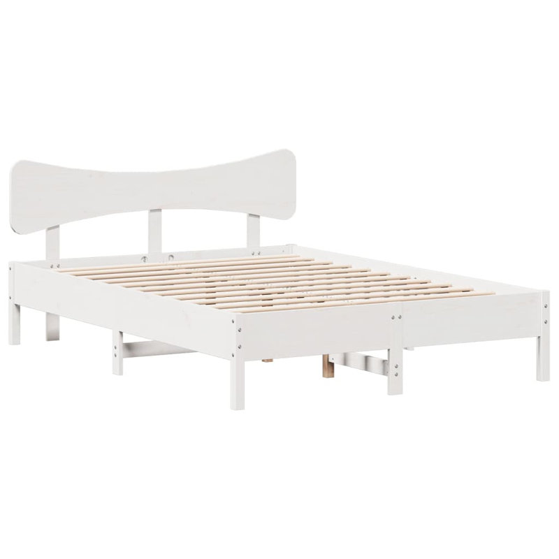 Solid Wood Bed Frame, European Double (140 x 200cm)